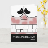 ツタ発疹 カード (黄色い花)