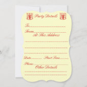 ツタ葉の 招待状 (裏面)