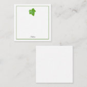 ツタ葉 ノートカード (正面/裏面)