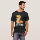 ツチノコ 未確認生物 モンスター 民話 未確認生物学 Tシャツ (正面フル)
