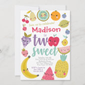 ツチフルッティ2nd誕生日招待状 招待状 (正面)