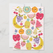 ツチフルッティ2nd誕生日招待状 招待状 (裏面)