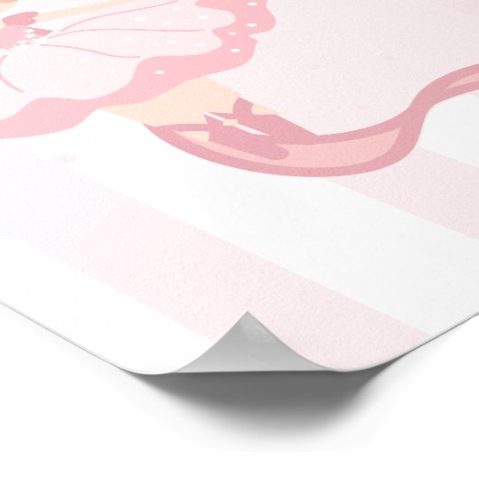 ツチュキュートガールズセカンドバレリーナ誕生日へようこそ ポスター (角)