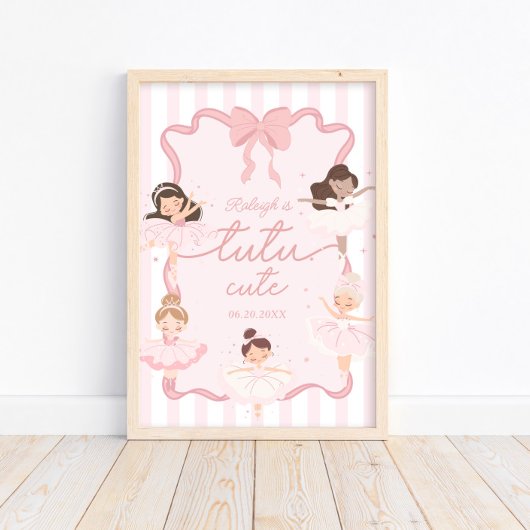 ツチュキュートガールズセカンドバレリーナ誕生日へようこそ ポスター