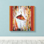 ツチュバレリーナキャンバス印刷 キャンバスプリント (インサイチュ (ウッドフロア))