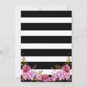 ツチュバレリーナフローラスパークルセカンド誕生日 招待状 (裏面)