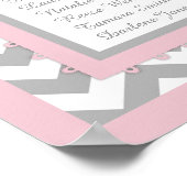 ツツおむつブーティベビーシャワー着座表 ポスター (角)