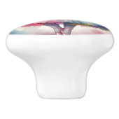 ツツお洒落ュの水彩キャットバレリーナ セラミックノブ (側面)