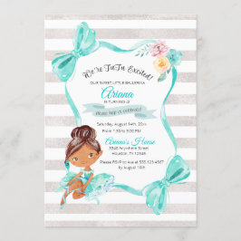 ツツウエキッシュバレリーナ誕生日招待状 招待状