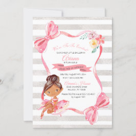 ツツウエキッシュバレリーナ誕生日招待状 招待状