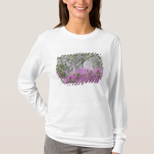 ツツジとモクレン Tシャツ (正面)