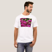 ツツジのトラのアゲハチョウ Tシャツ (正面フル)