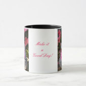 ツツジのマグの下のBuddah マグカップ (中央)