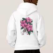 ツツジの花のモノグラムのためのA (裏面)