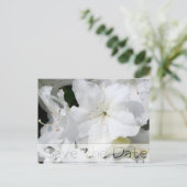 ツツジフローラ結婚式の日付はがきを保存2 案内ポストカード (スタンド正面)