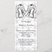 ツツツキシードグルーマーゲイ結婚式 プログラム (正面)