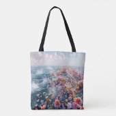 ツツツジの海 トートバッグ (裏面)