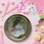 ツツツジの花パーティーのバッタパーソナライズされたン ペーパープレート (パーティー)