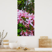 ツツツジの花（ピンク） ポスター (キッチン)
