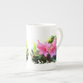 ツツツジの花 ボーンチャイナマグカップ (正面右)