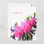 ツツツジの花 ポストカード (正面/裏面)