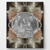 ツツツジ花の花色の濃淡お客様の写真を作成 フォトプラーク (正面)