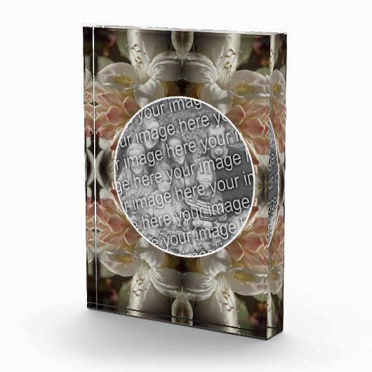 ツツツジ花の花色の濃淡を独自に作成 フォトブロック (右)