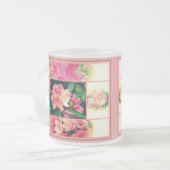 ツツツジ1950年のスタイル フロストグラスマグカップ (正面左)