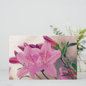 ツツツジ 便箋 (スタンド正面)