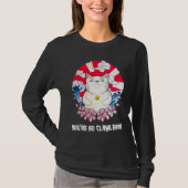 ツツツ爪なし猫 子猫ユーモア 猫ママジョーク Tシャツ (正面)