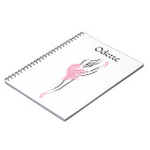 ツツラブバレリナノートブックオデット ノートブック (左側)