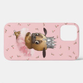 ツツ色の犬をパグフローラ Case-Mate iPhoneケース (裏面 (横))