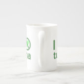 ツナグリーンが嫌いだ ボーンチャイナマグカップ (裏面)