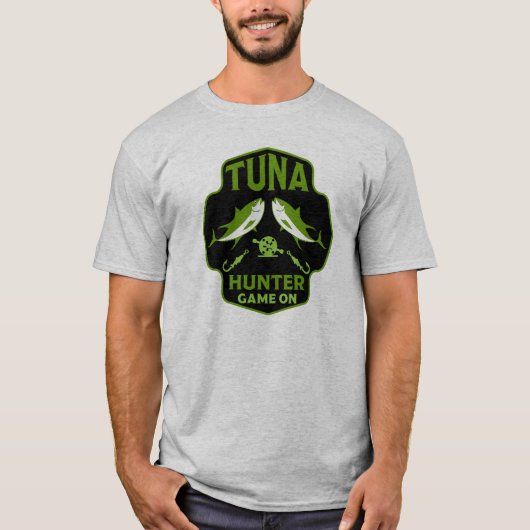 ツナゲーム魚釣り Tシャツ (正面)