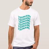 ツナミウェーブグラフィックTシャツ Tシャツ (正面)