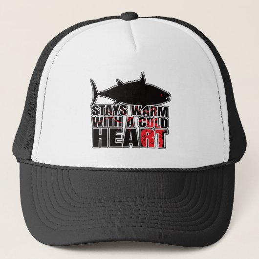 ツナ海魚 – 海洋ギーク キャップ (正面)