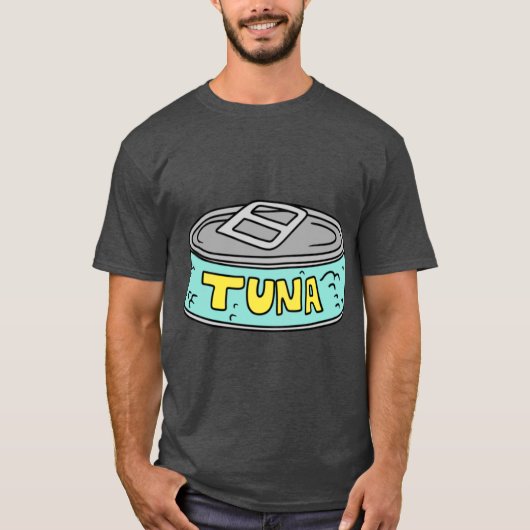 ツナ缶 ビンテージ フレンド ファミリー Tシャツ (正面)