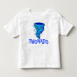 ツネードの幼児用青シャツ トドラーTシャツ