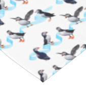 ツノメドリのパーティーのテーブルクロス(色を選んで下さい) テーブルクロス (アングル)