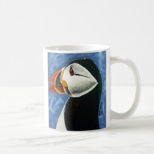 ツノメドリのマグ コーヒーマグカップ (右)