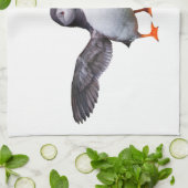 ツノメドリの台所タオル キッチンタオル (折り畳み)