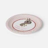 ツノメドリの石のパーティーのプレート-よろしいです ペーパープレート (アングル)