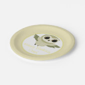 ツノメドリの石のパーティーのプレート-オットー ペーパープレート (アングル)