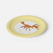 ツノメドリの石のパーティーのプレート- Flynne ペーパープレート (アングル)