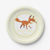 ツノメドリの石のパーティーのプレート- Flynne ペーパープレート (正面)