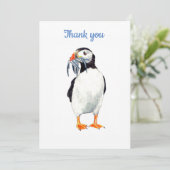 ツノメドリカードありがとう サンキューカード (スタンド正面)