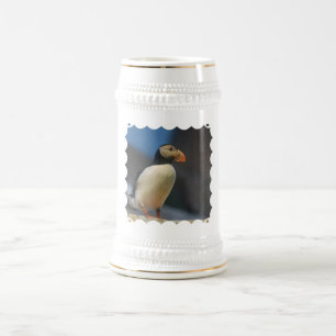 ツノメドリビールステイン ビールジョッキ