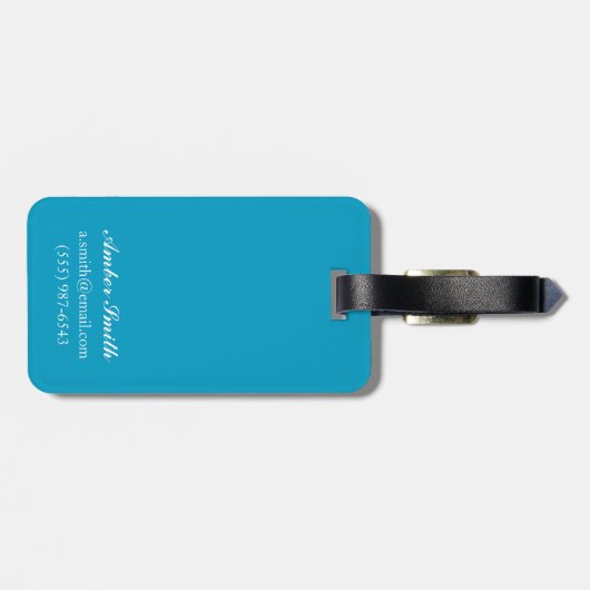 ツノメドリ及び遊航船- Wrangell、アラスカ ラゲッジタグ (裏面横)