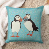 ツノメドリ クッション (ブランケット)