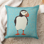 ツノメドリ クッション (ブランケット)